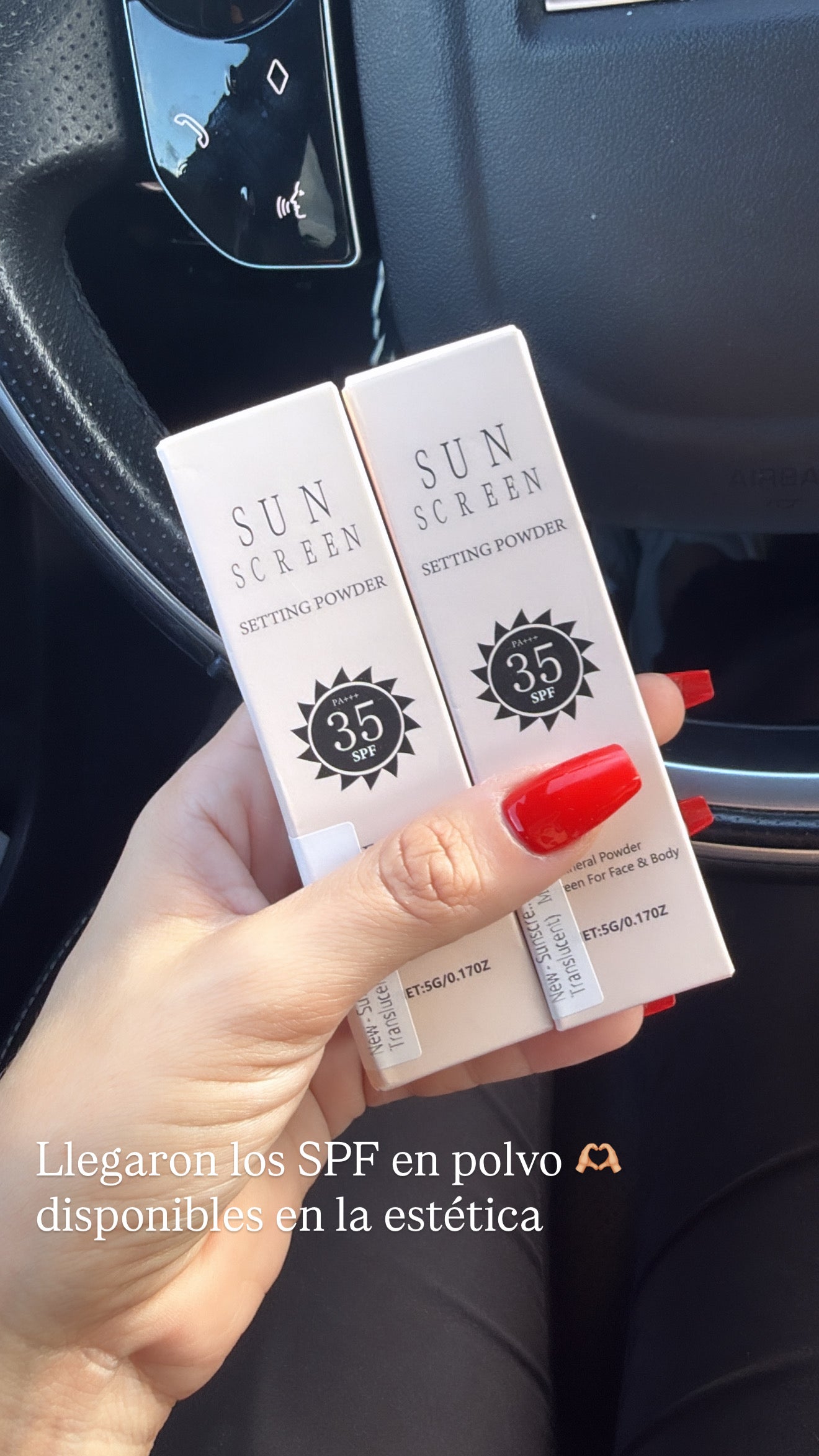 Sun Screen setting powder