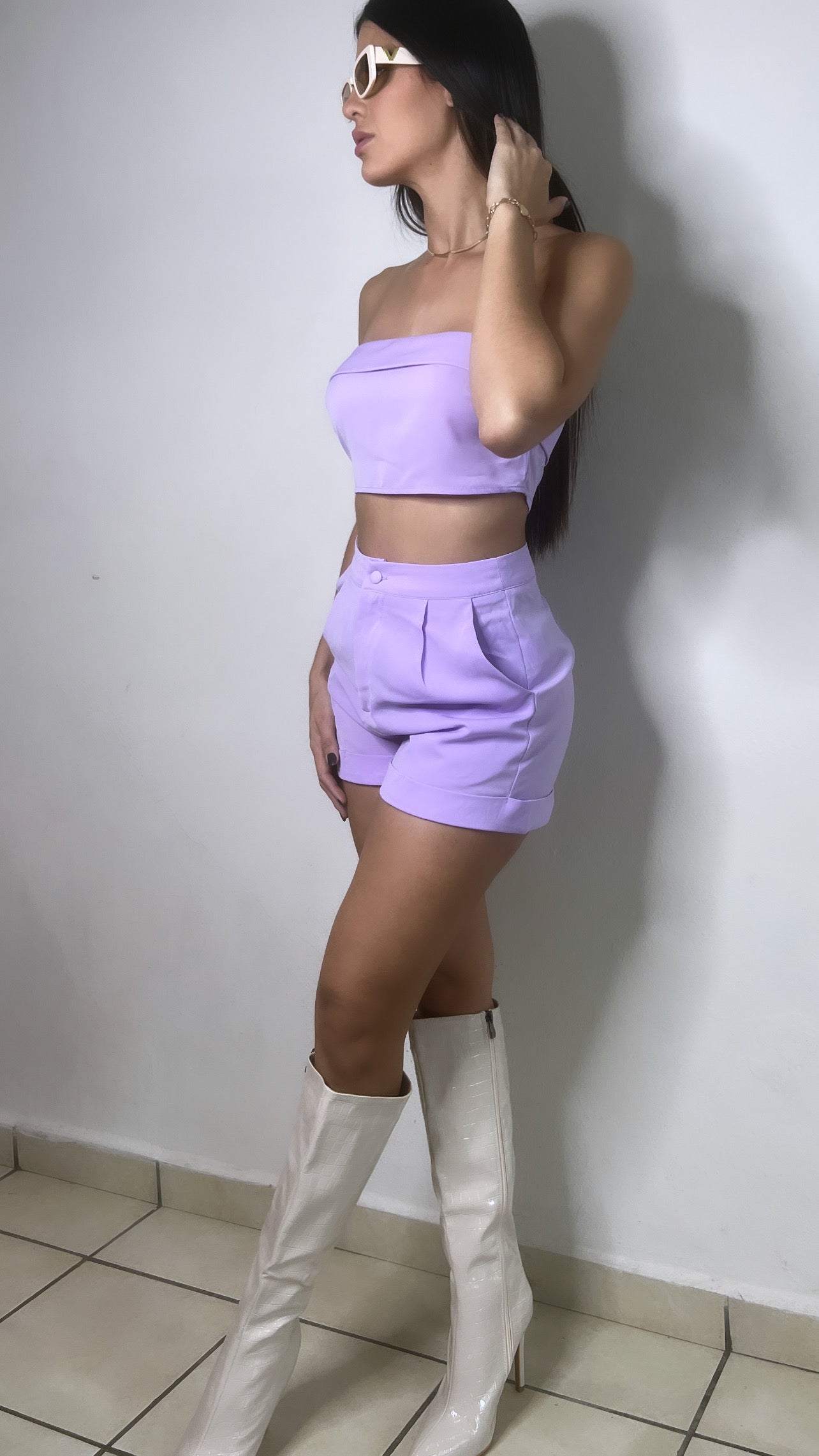 Violet Short set