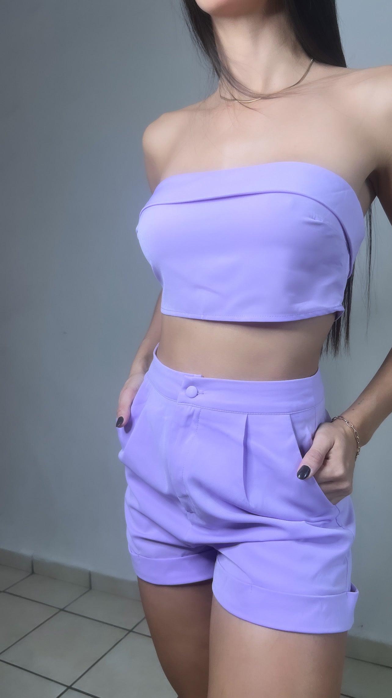 Violet Short set