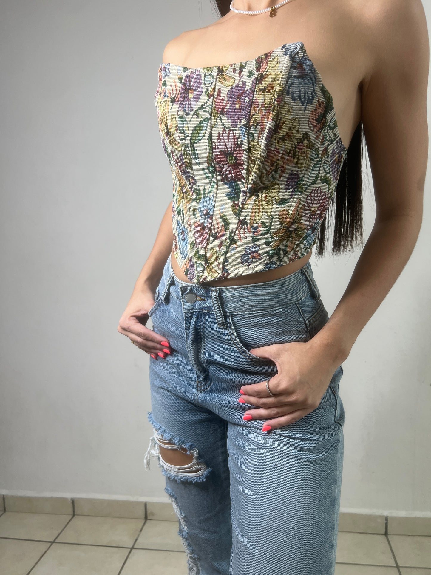 Floral Corset