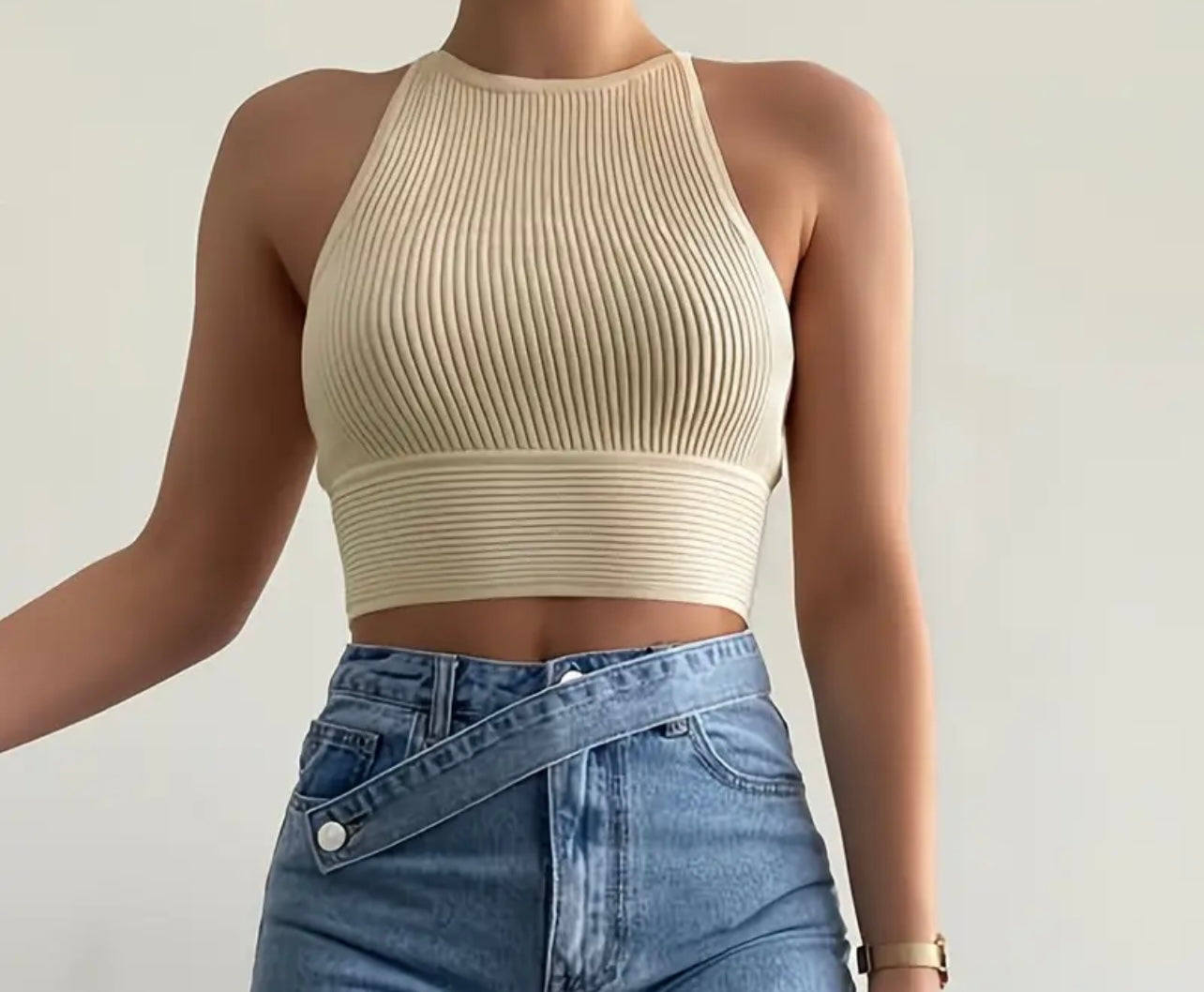 Tank top Khaki