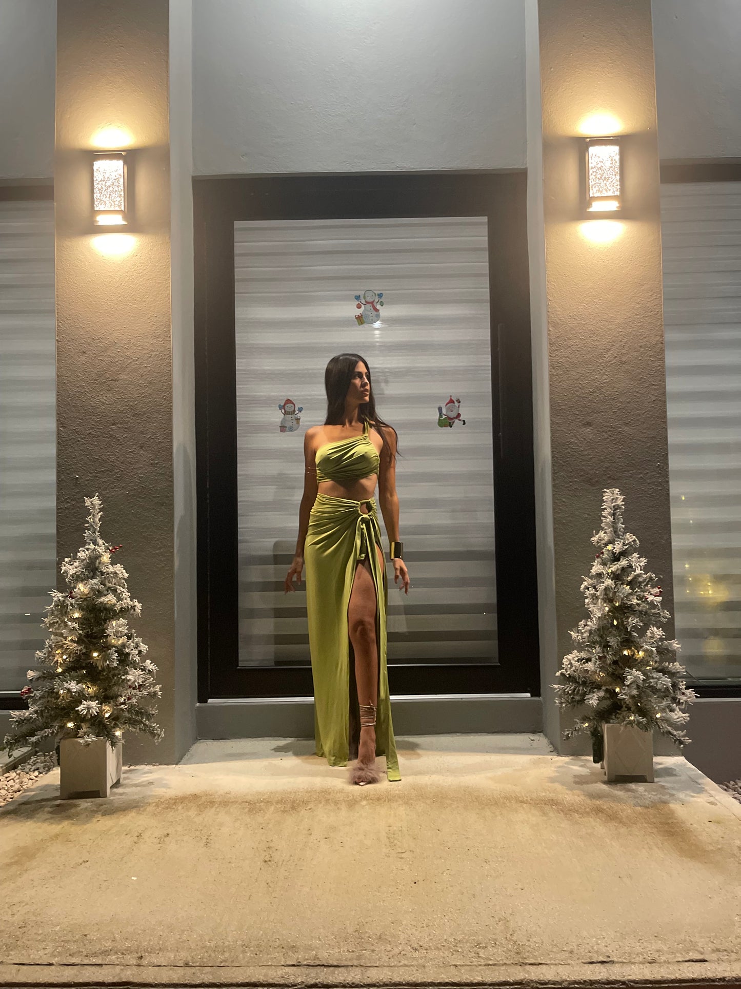 Christmas Top & Skirt Set
