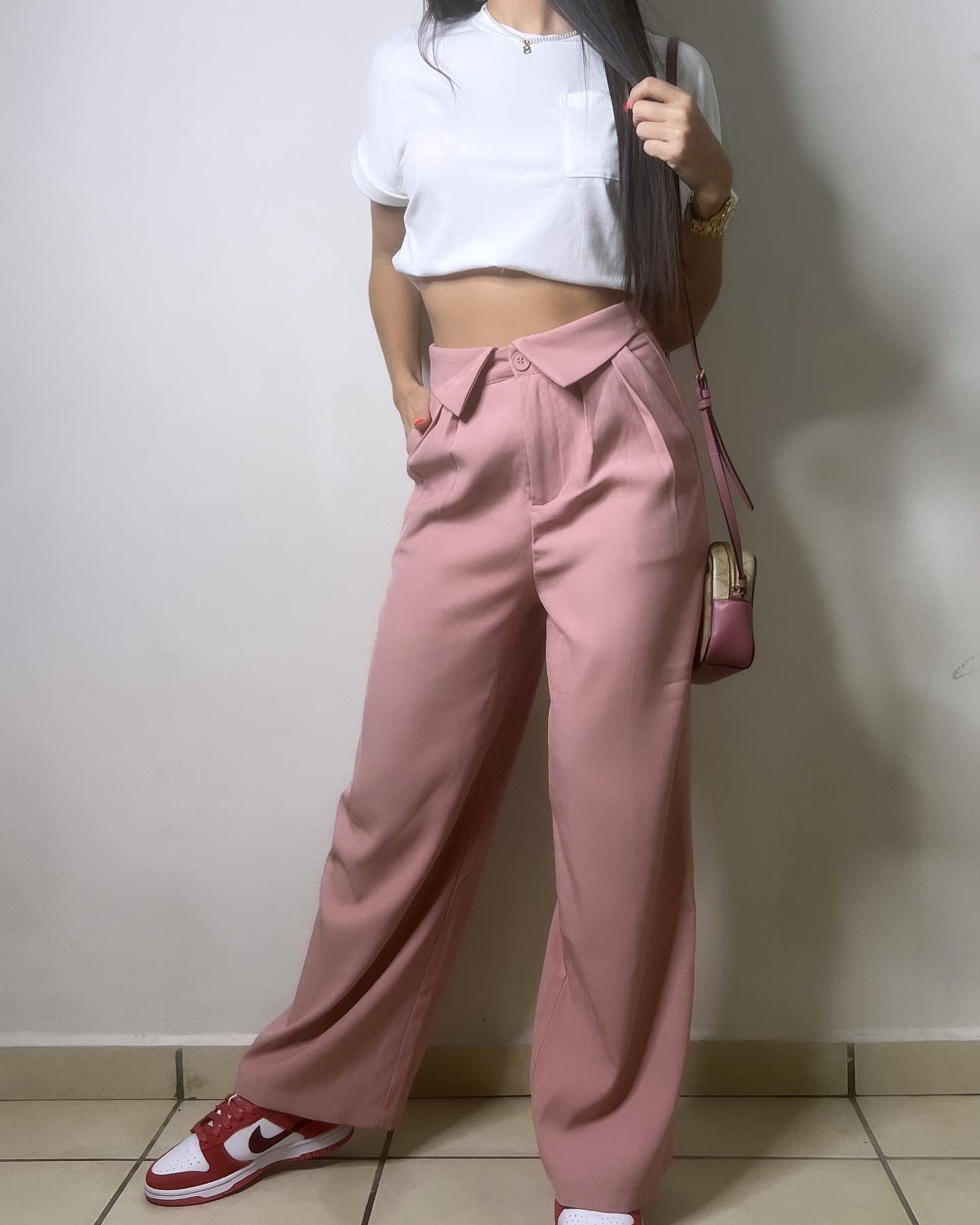 White Crop Tshirt